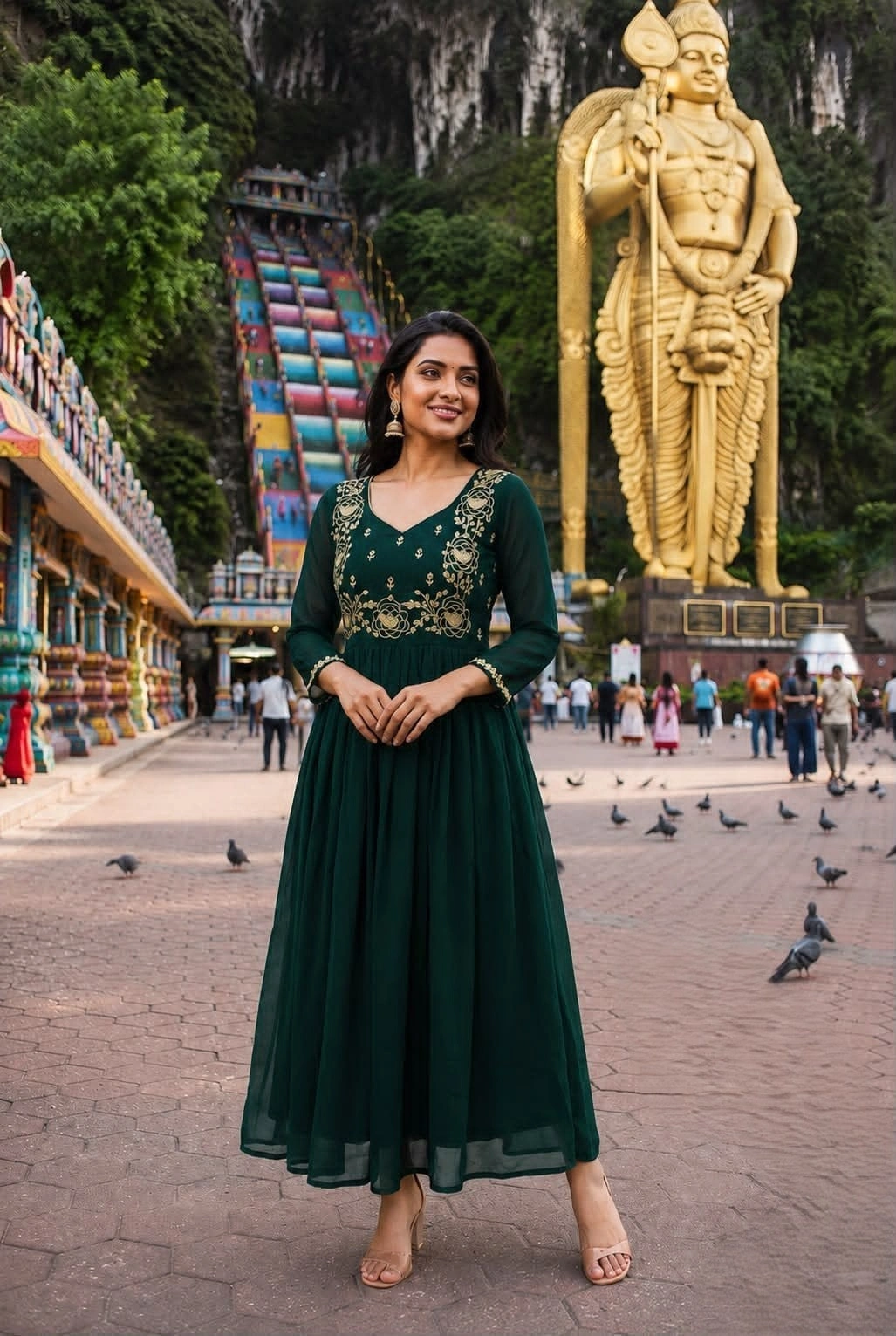 Long Gown Batu Caves